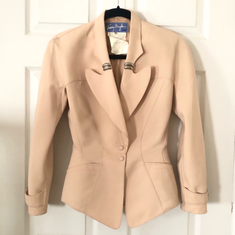 Blush Pink Vintage Thierry Mugler Jacket - 36